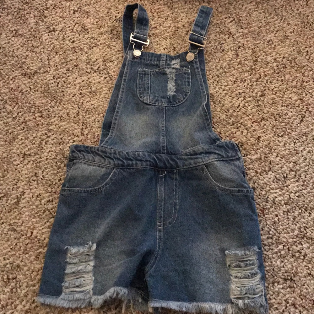 Short Jean Overalls